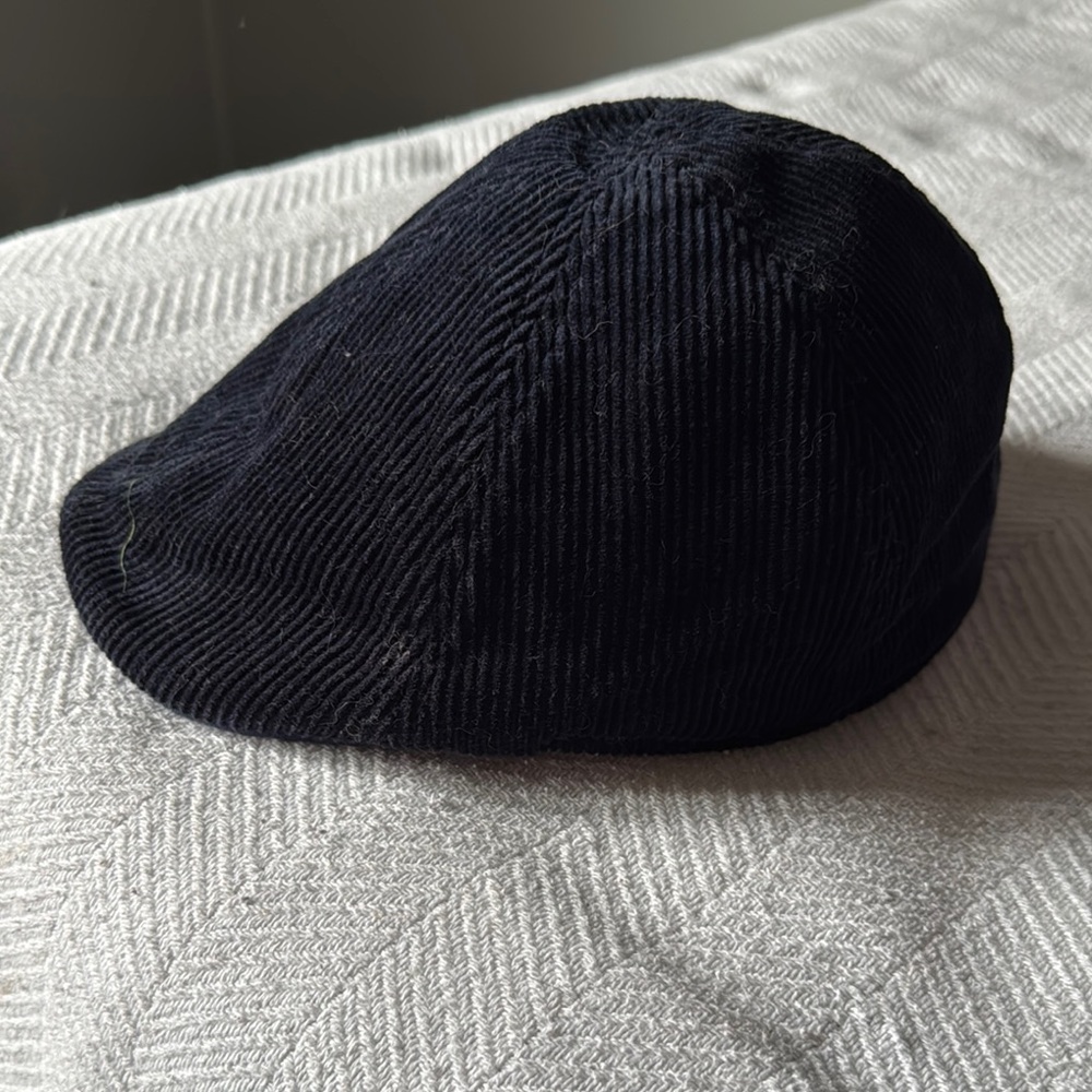 Men's Blue Corduroy Cap
